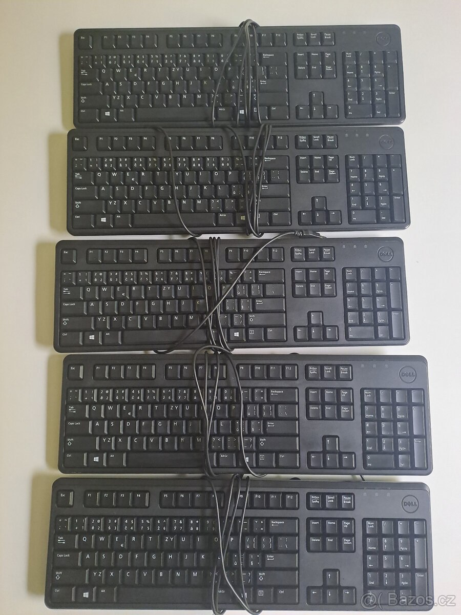 5x klávesnice DELL KB-212B