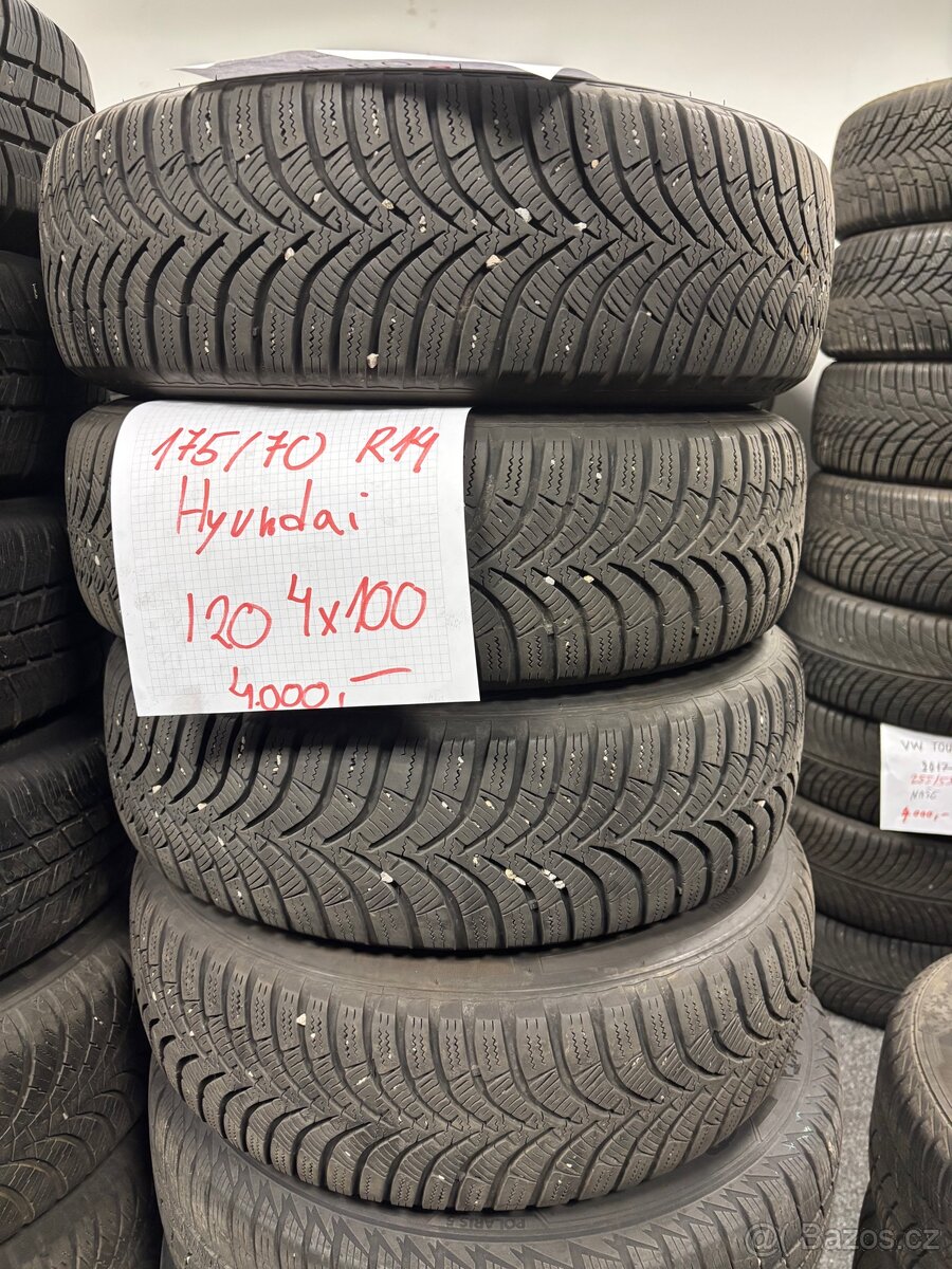Zimní plechová kola 175/70 R14 4x100 Hyundai i20