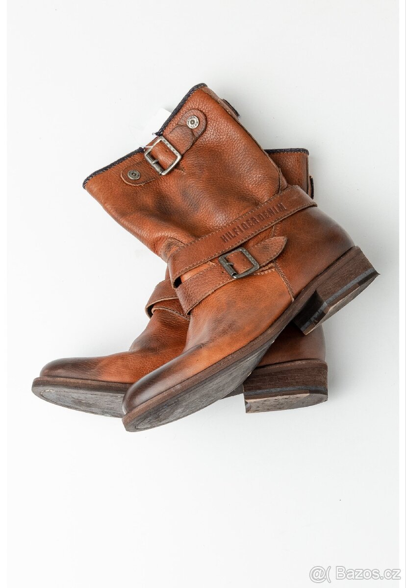 Boty kozačky, kovbojské - Hilfiger Denim 42