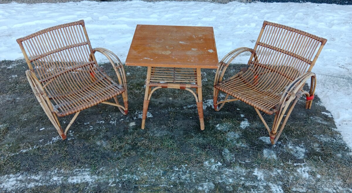 Alan Fuchs set ratanový