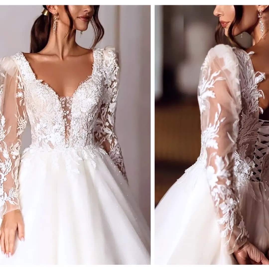 XS-S NOVÉ LUXUSNÍ svatební šaty CRYSTAL