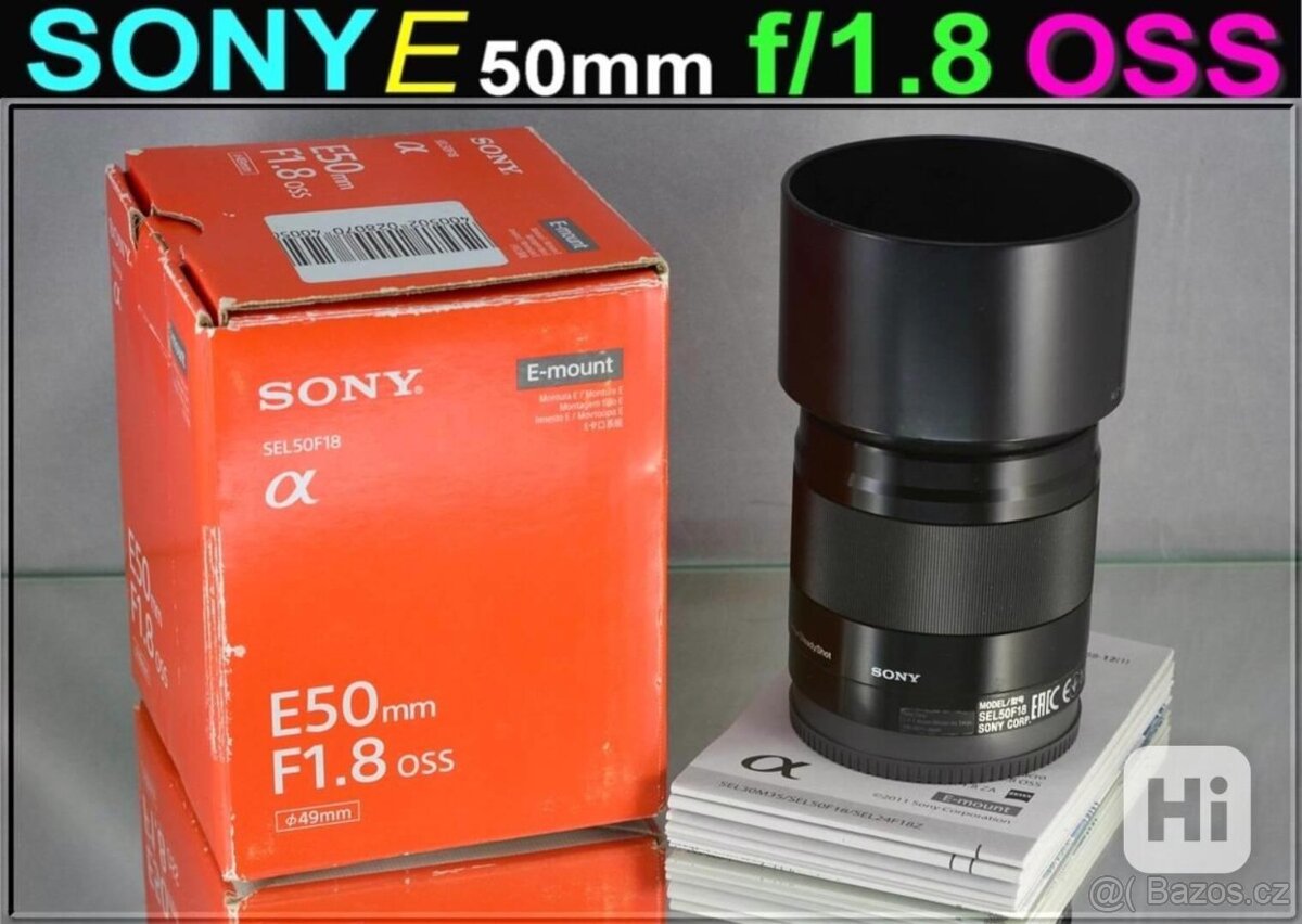 Sony E 50mm f/1,8 OSS APS-C SteadyShotE mount