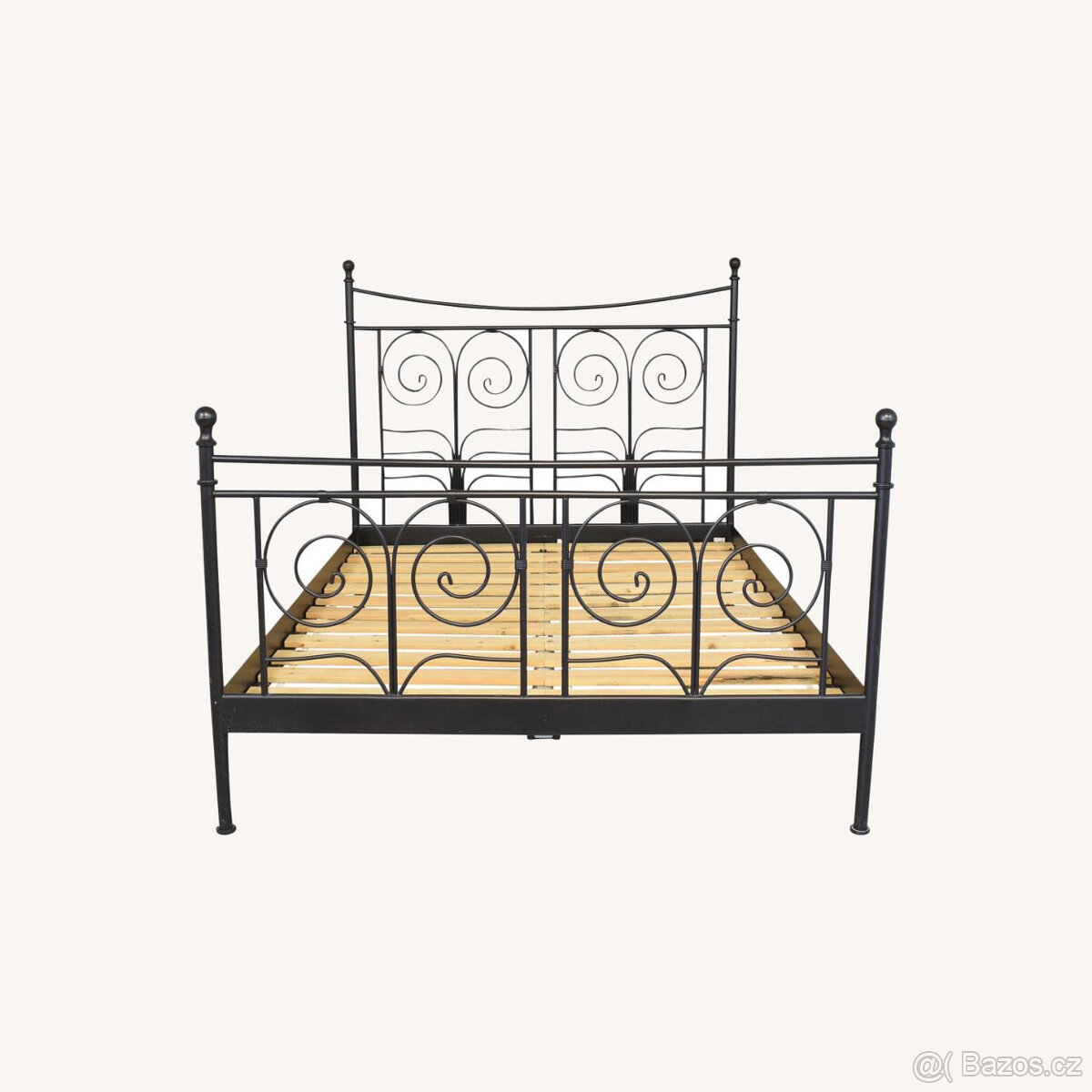 Rám kovové postele 180x200 + rošty