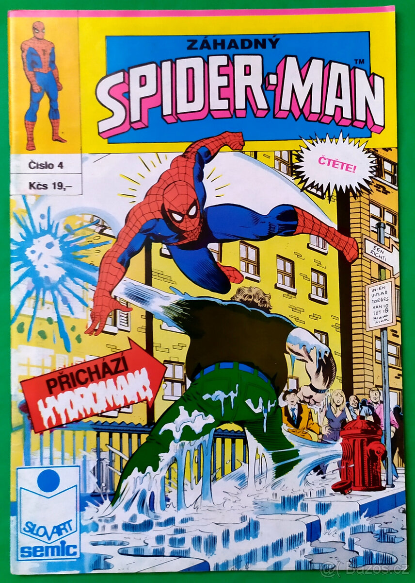 Komiks SPIDERMAN č. 4/1991 Semic velmi PĚKNÝ STAV
