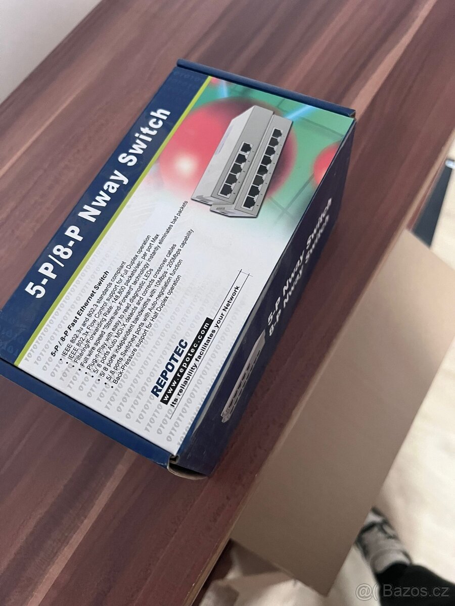 Repotec 5P/8P Fast Ethernet Nway Switch