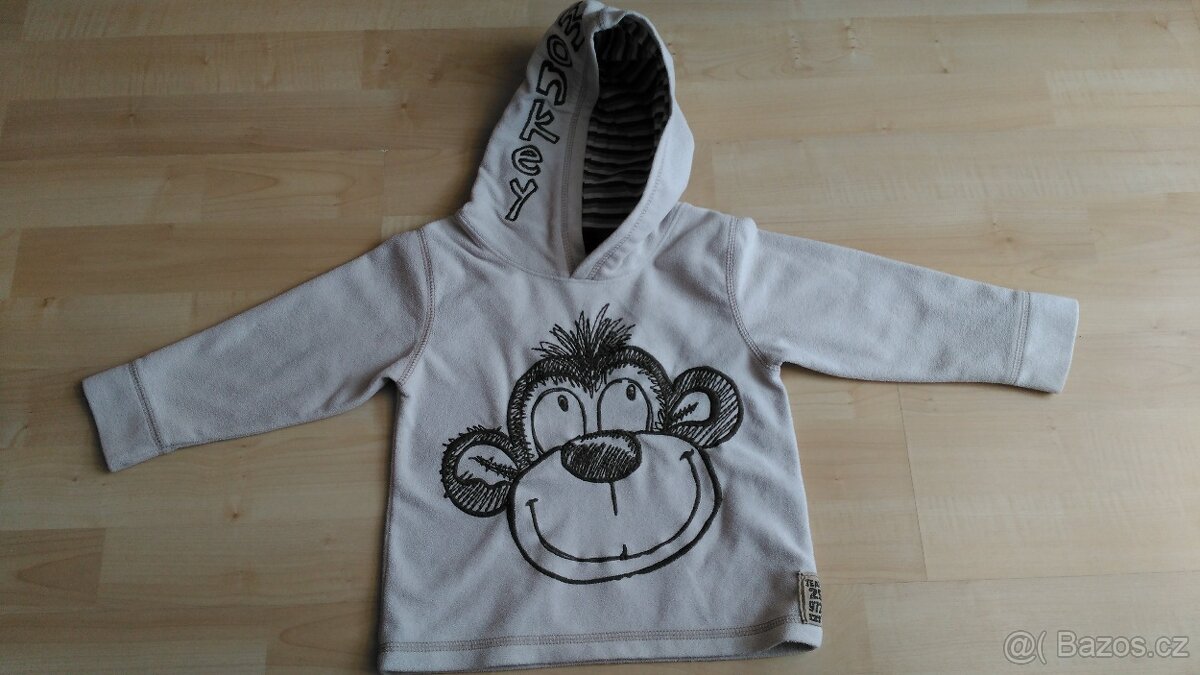 béžová fleesová mikina Next - vel. 92