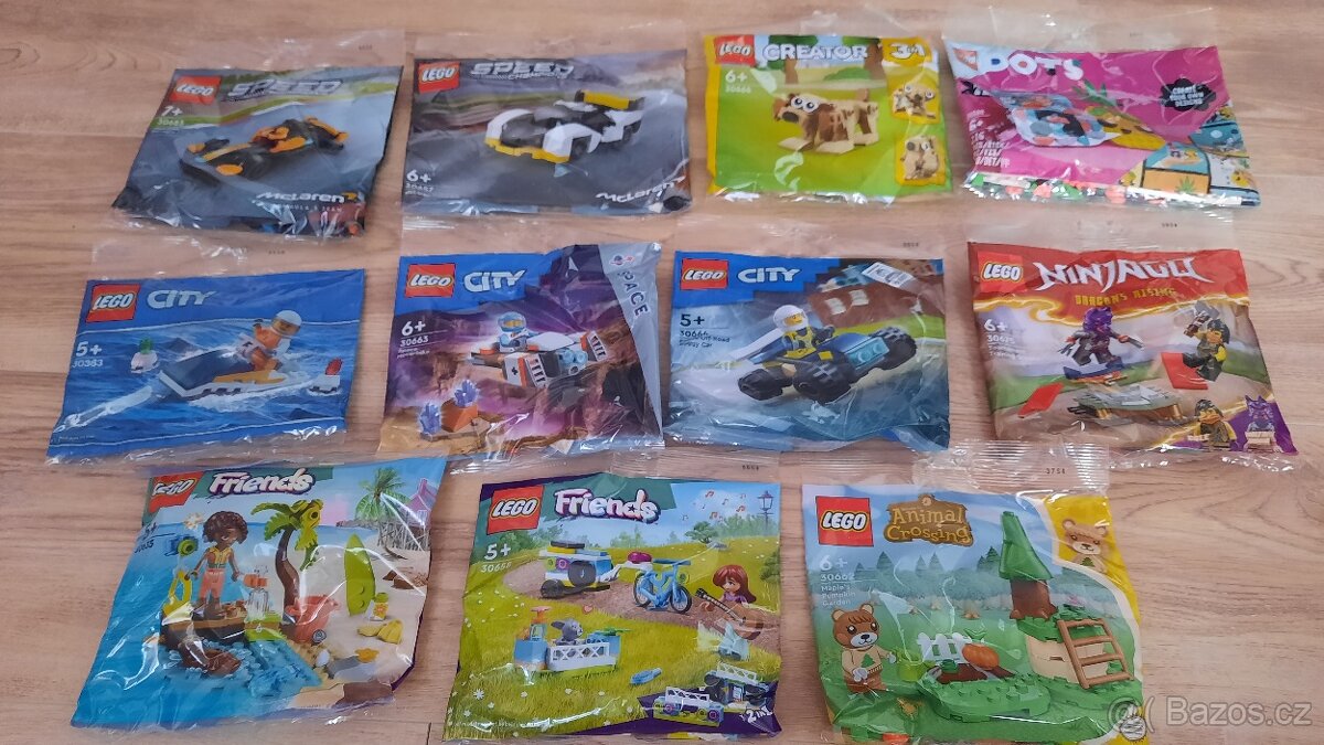 NOVÉ Lego polybagy Friends, City, Creator, Speed