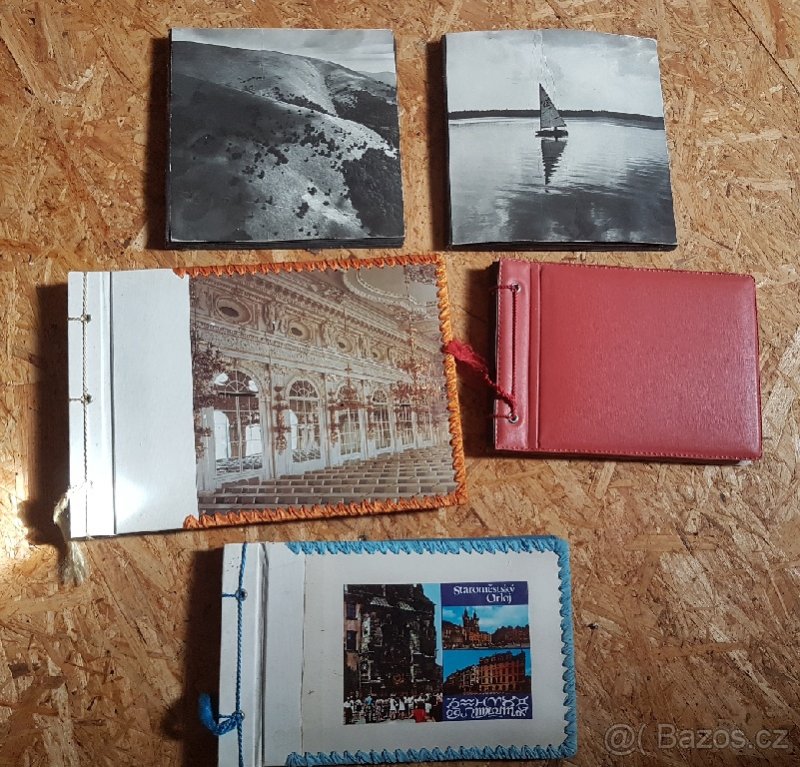 Stará fotoalba + 44x fotografie