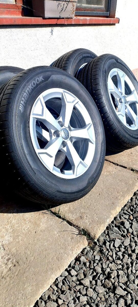 Alu kola Audi 215/65/r17 Nové letní pneu - TOP