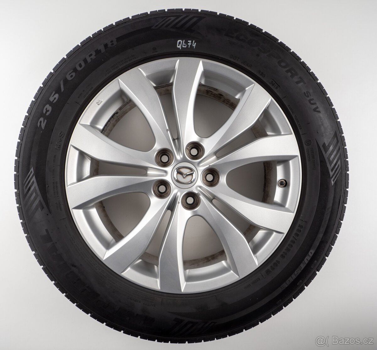 Mazda CX-7 CX7 - Originání 18" alu kola - Letní pneu