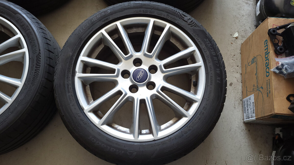 Orig. ALU disky Ford 17" 5x108 ET50 + matice
