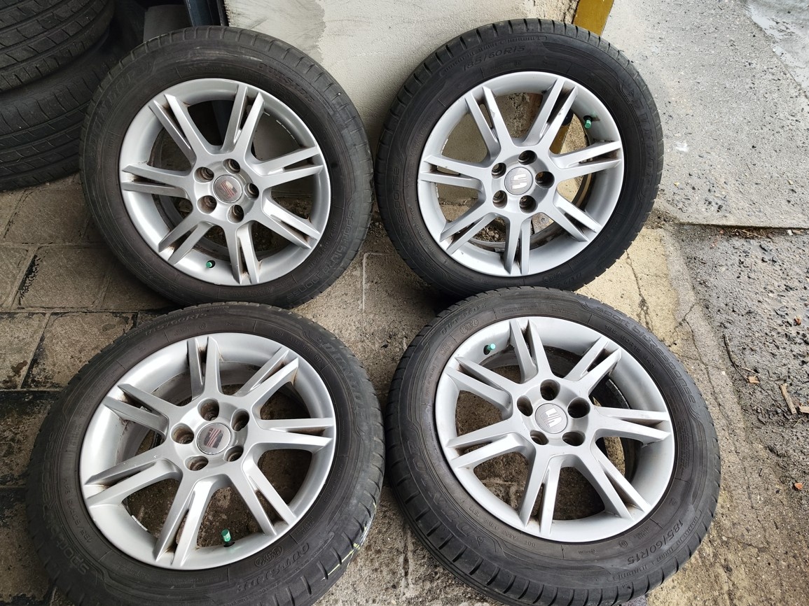 15"letní alu sada 5x100 origo Seat Ibiza 4 Fabia 3 Rapid