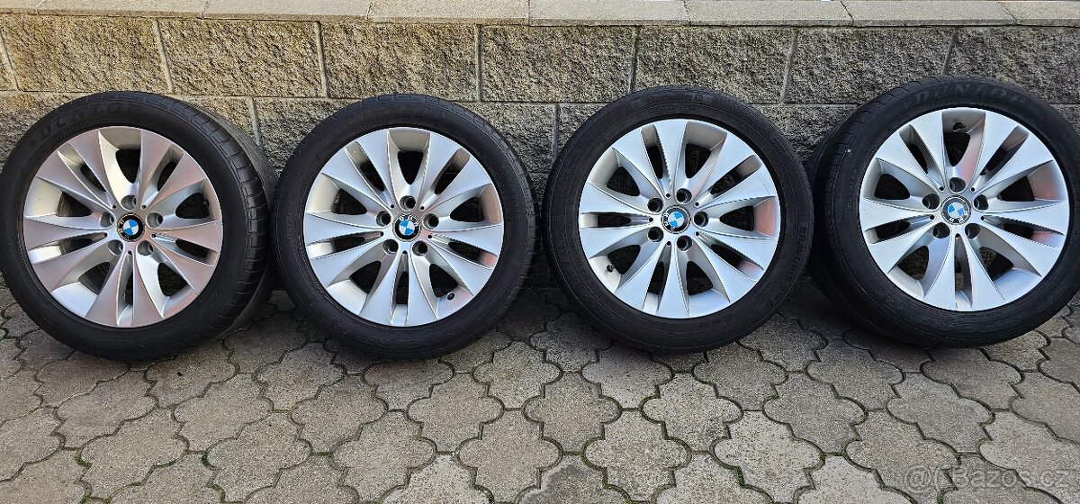 Originál alu BMW 5 E60 5x120 225/50 R17 letní