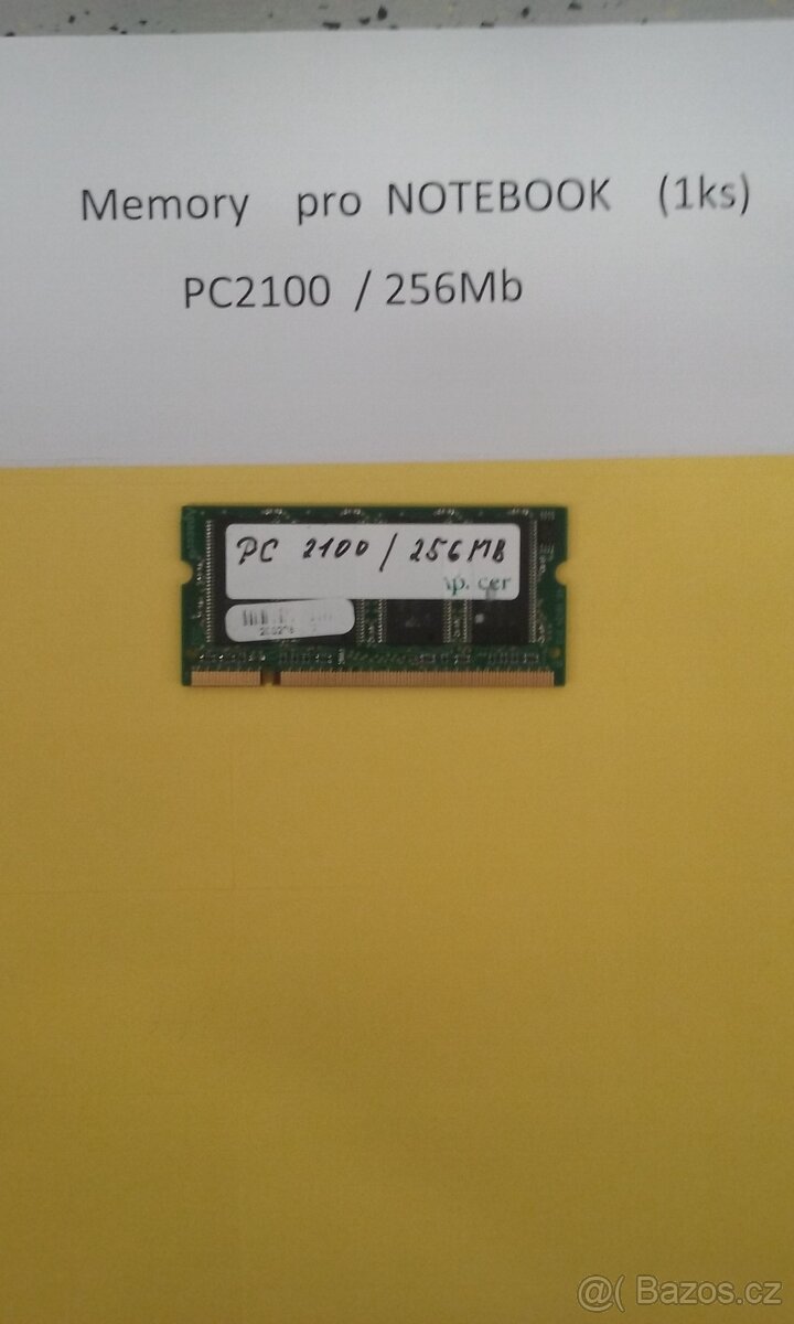 Memory PC2100 / 256 Mb