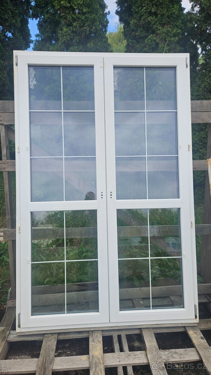 BALKONOVÉ DVEŘE PVC 1470x2250 mm - STARŠÍ