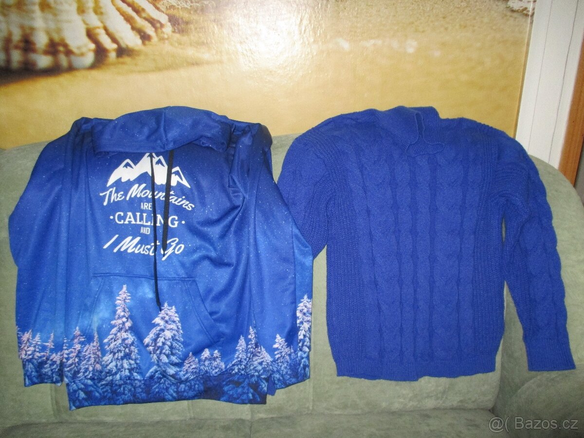 M/L nová mikina+svetr 3x oblečený