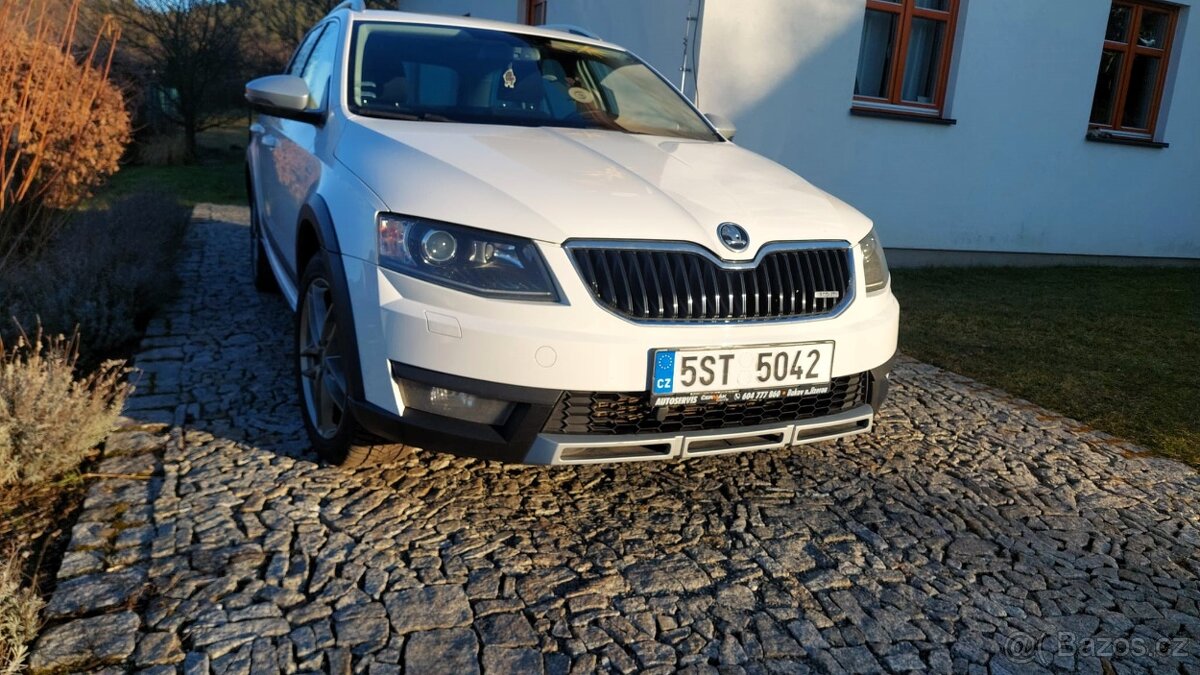 Škoda Octavia SCOUT, 2.0 TDI 110kW, 2015, NEZÁVISLÉ TOPENÍ