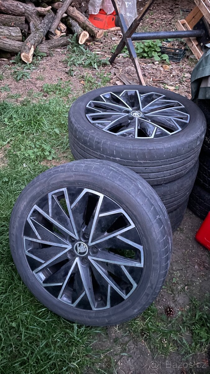 Originální kola/disky s pneu Propus Škoda 205/50 R17