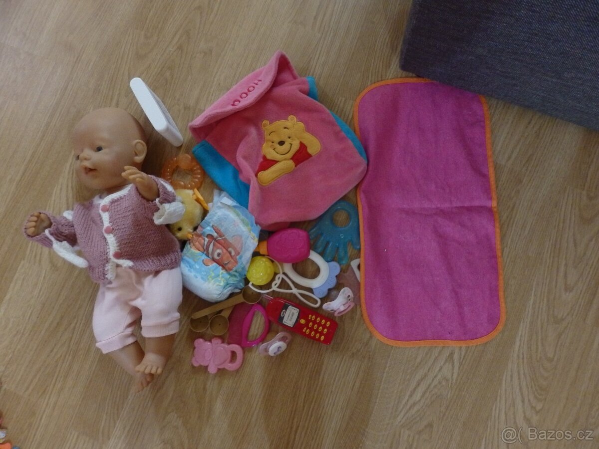 panenka Baby Born s příslušenstvím, cena za vše
