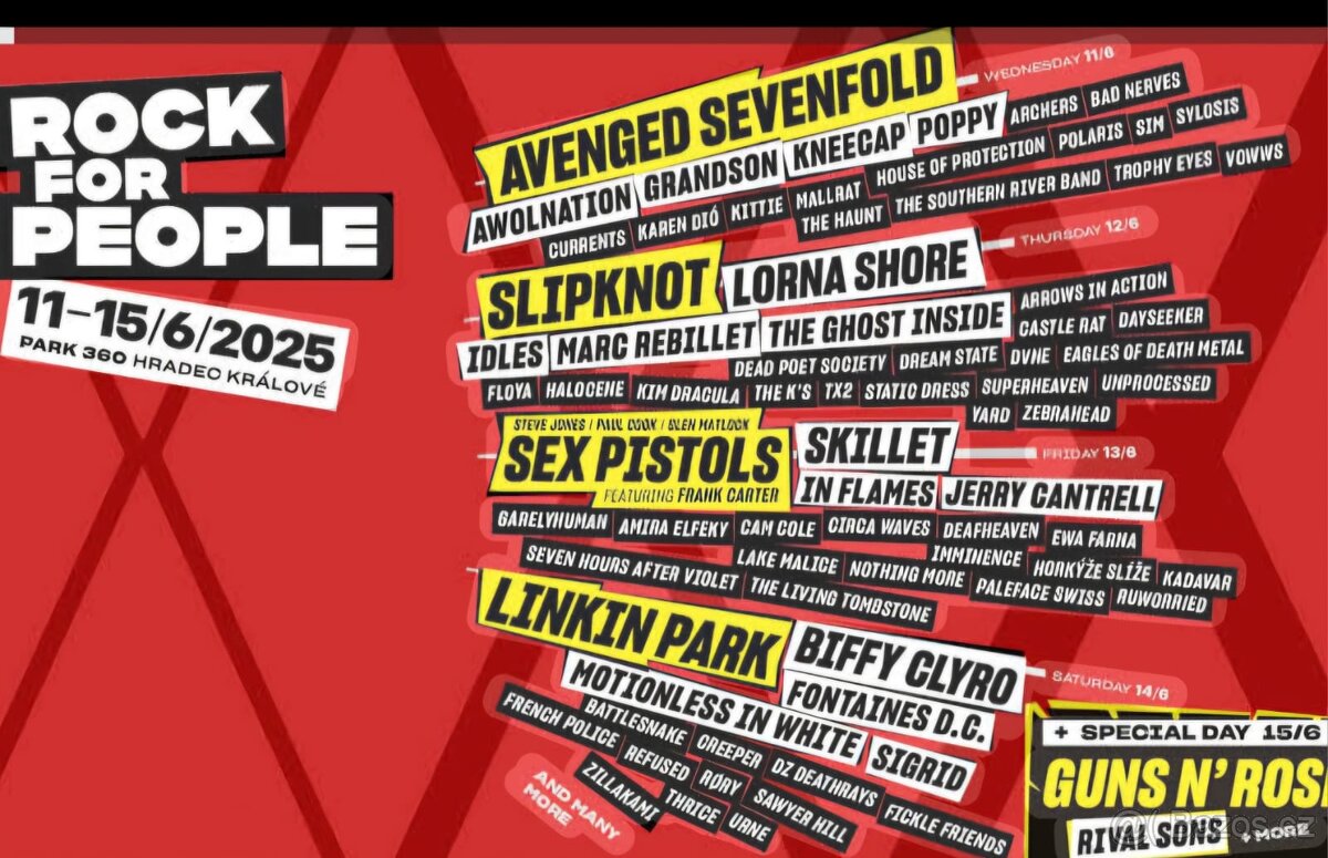 Vstupenka Junior Rock for people