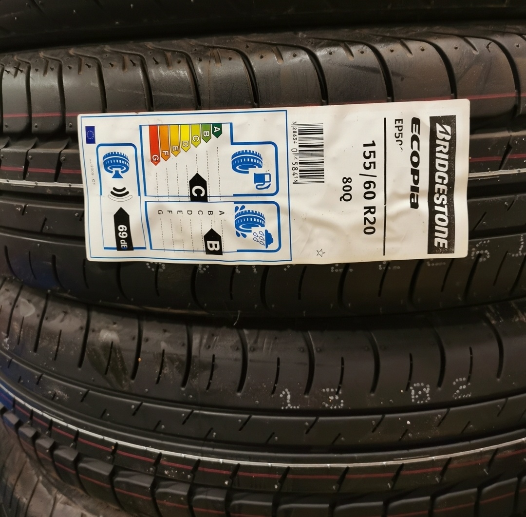 Nové pneu Bridgestone Ecopia 155/60 R20 pro BMW i3