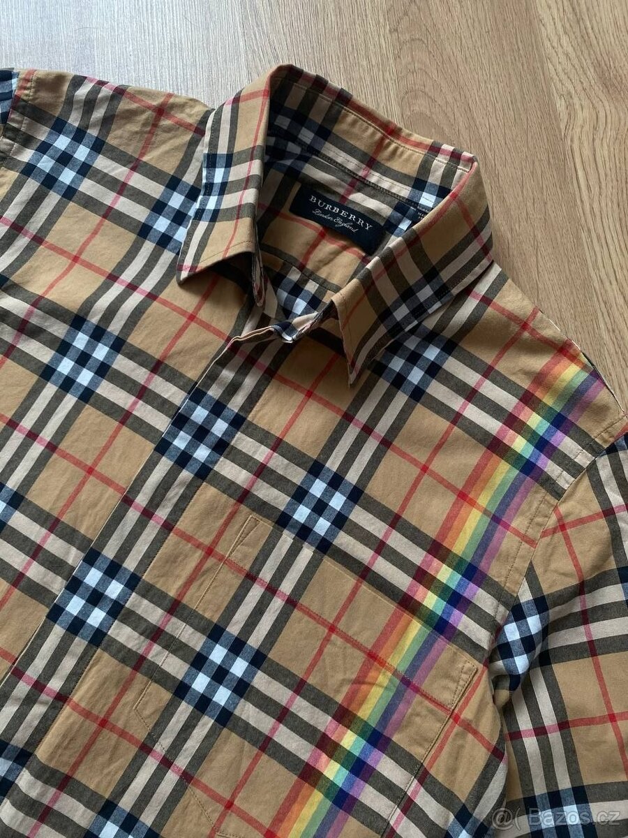 Košile Burberry Rainbow