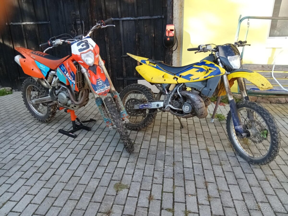 KTM exc 450. Husqvarna WR 250