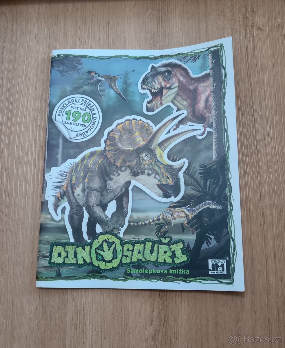 NOVÁ samolepková knížka Dinosauři