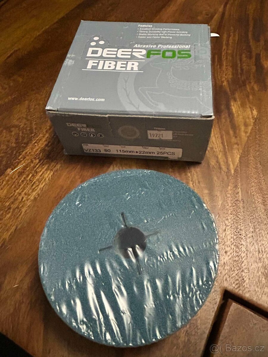 Vulkanfiber pr115mm,z 80,VZ133 - výprodej