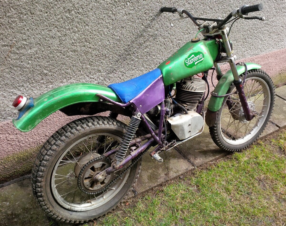 Trialový motocykl jawa čz