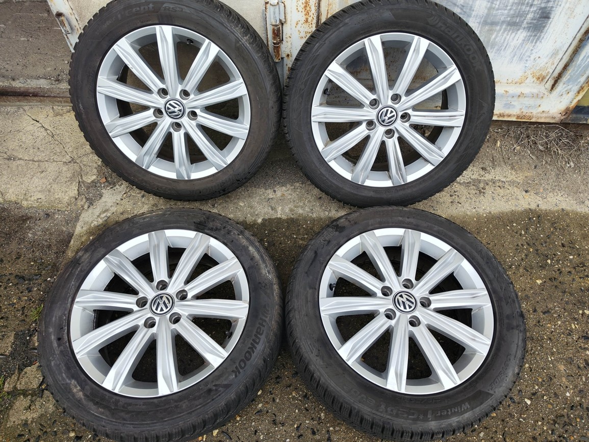 17"zimní alu sada Stockholm 5x112 origo Touran 2 215/55