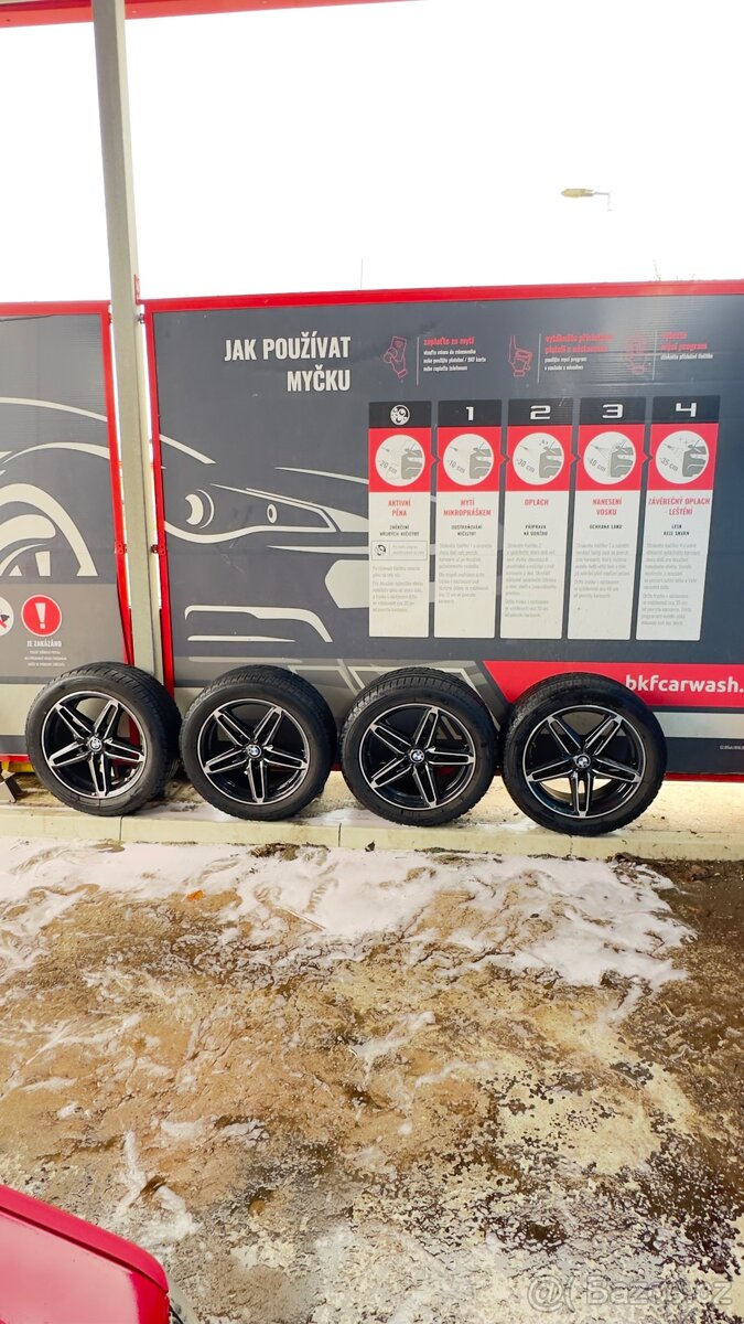 BMW alu kola 18” s pneu Nankang Winter Activa SV-55 – ET34