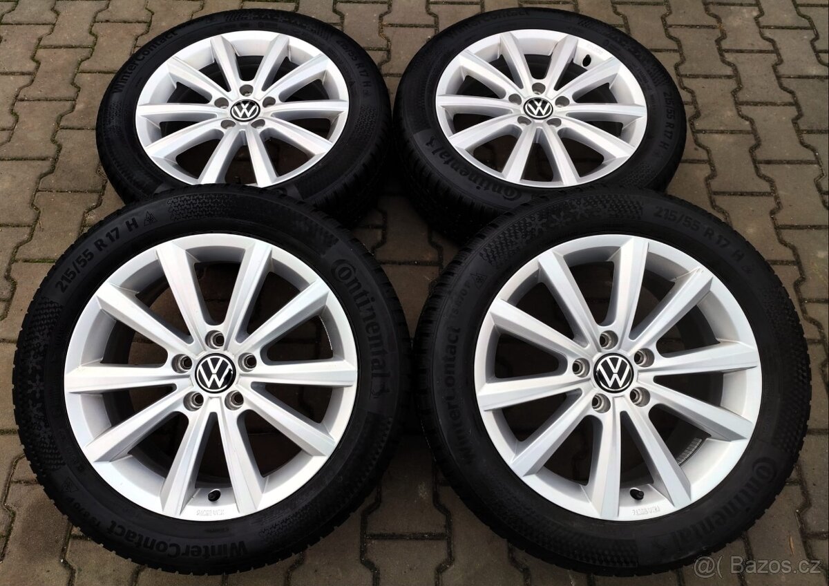 Alu kola originál Volkswagen Passat B8 5x112 R17 Merano