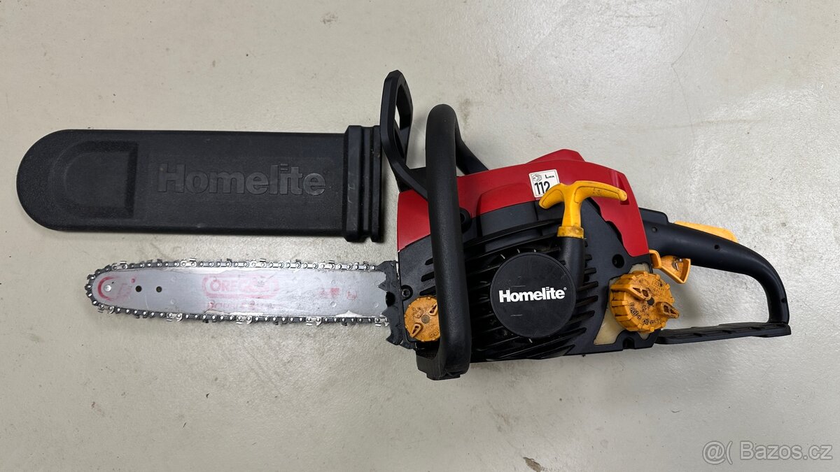 Motorová pila Homelite rezervace