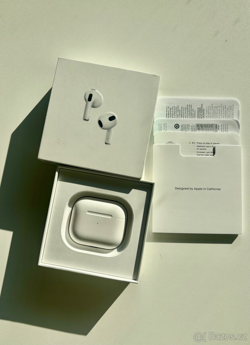 AirPods (3. generace) + MagSafe pouzdro + Obal Zdarma