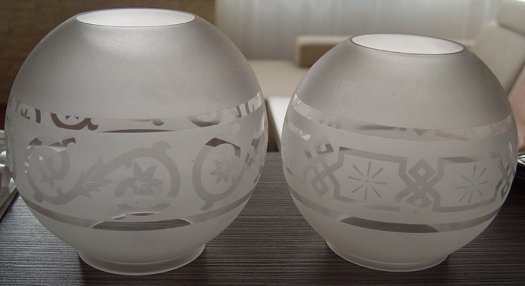 Petrolejová lampa - stínítko, nepoškozené