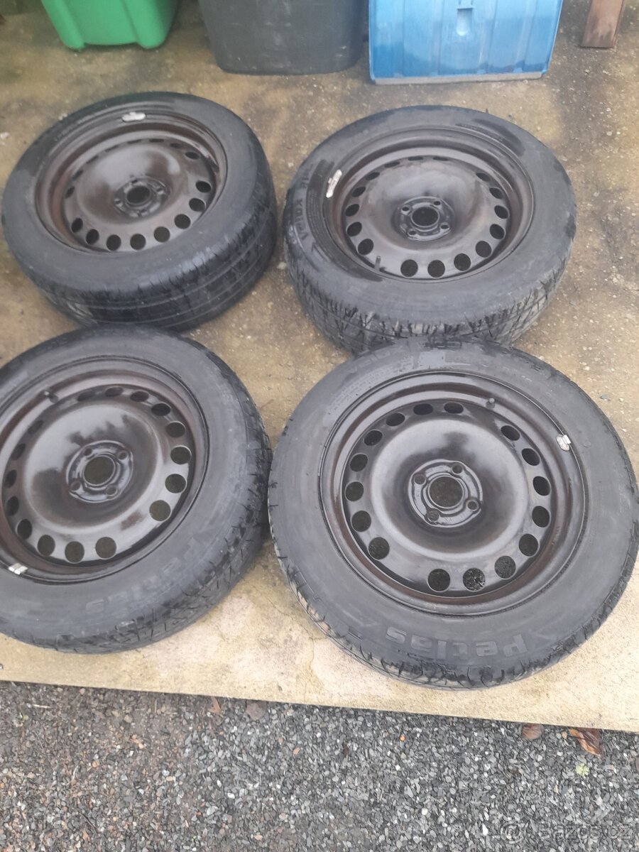 4x 16" obutá letní kola na Opel.
