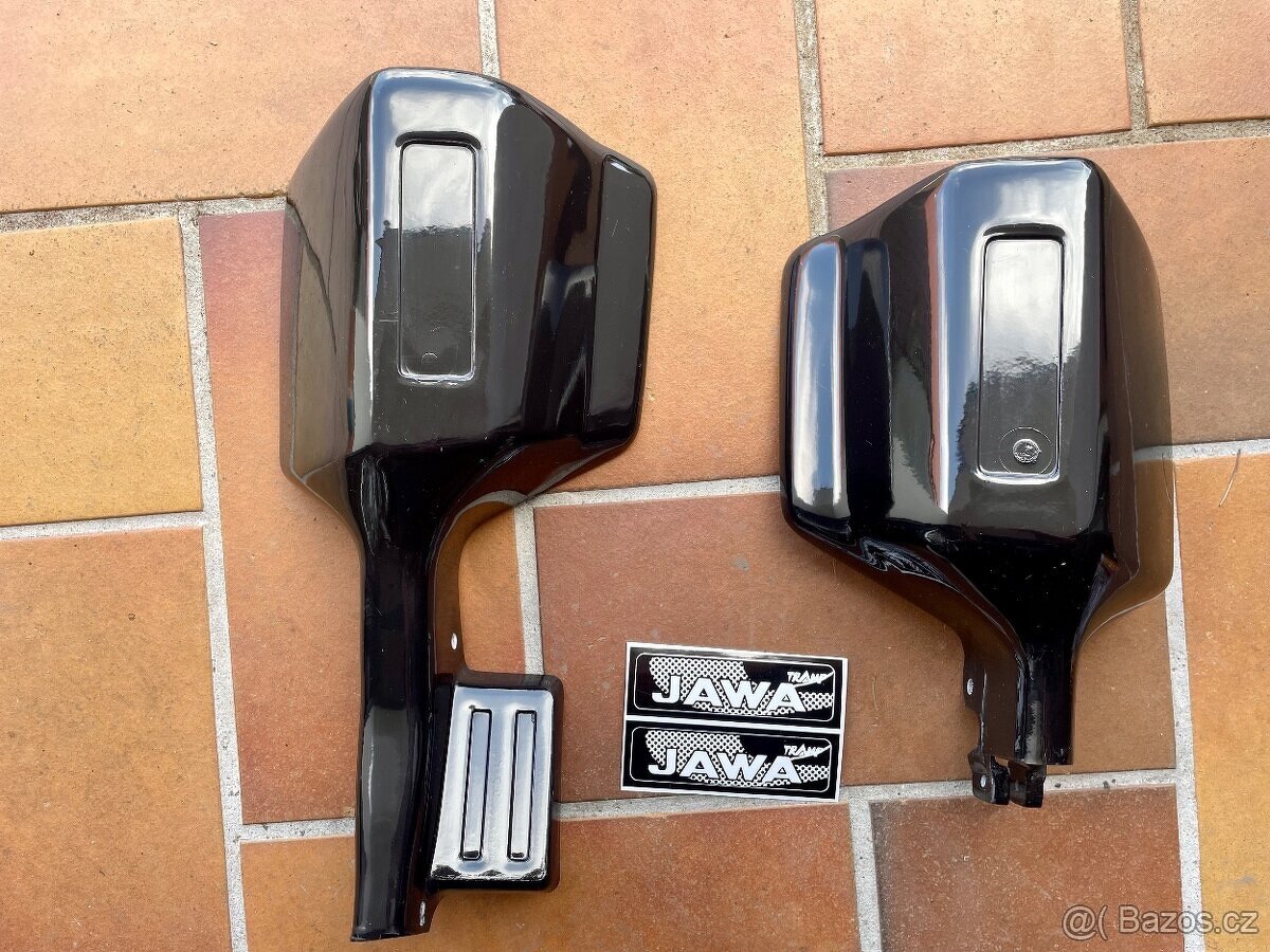 Nové kryty rukou a blatník Tramp