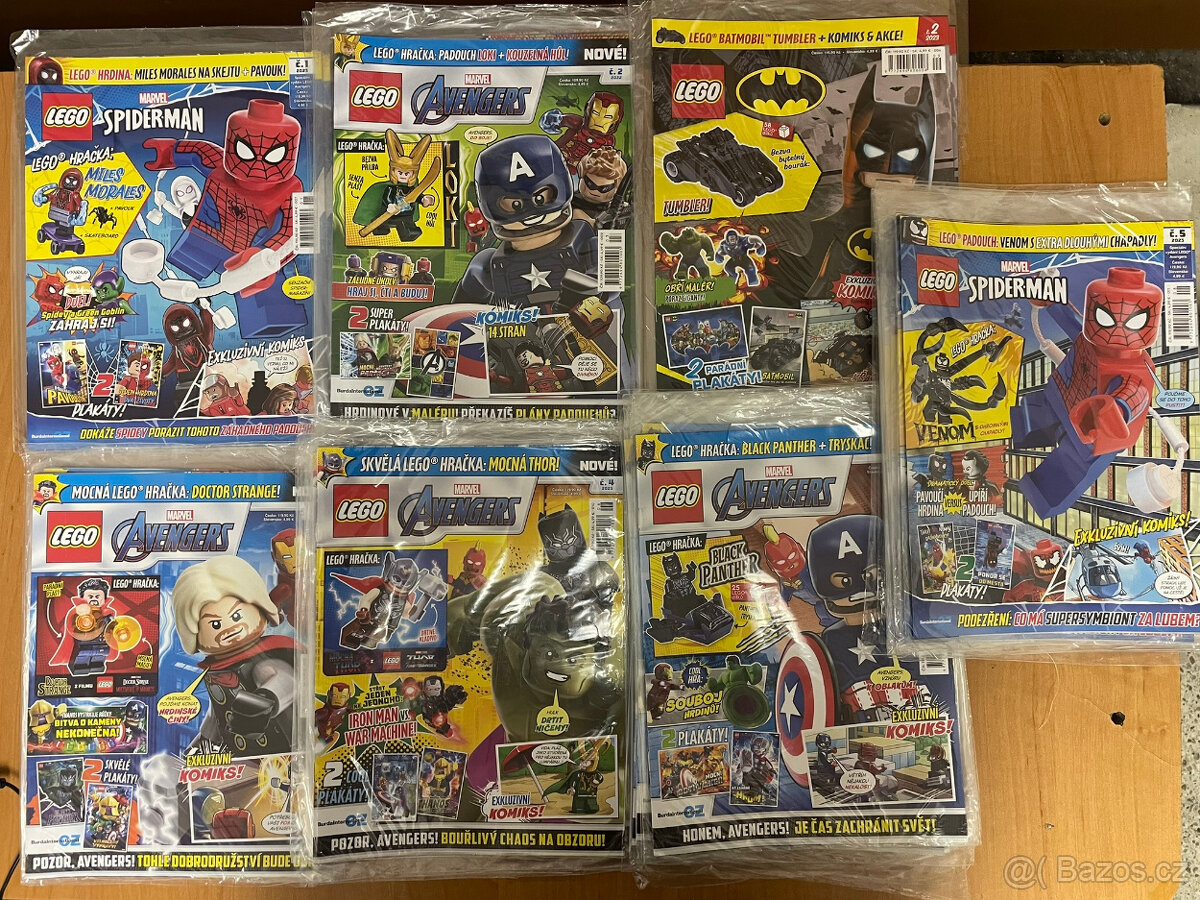 LEGO - nové časopisy (různé druhy)