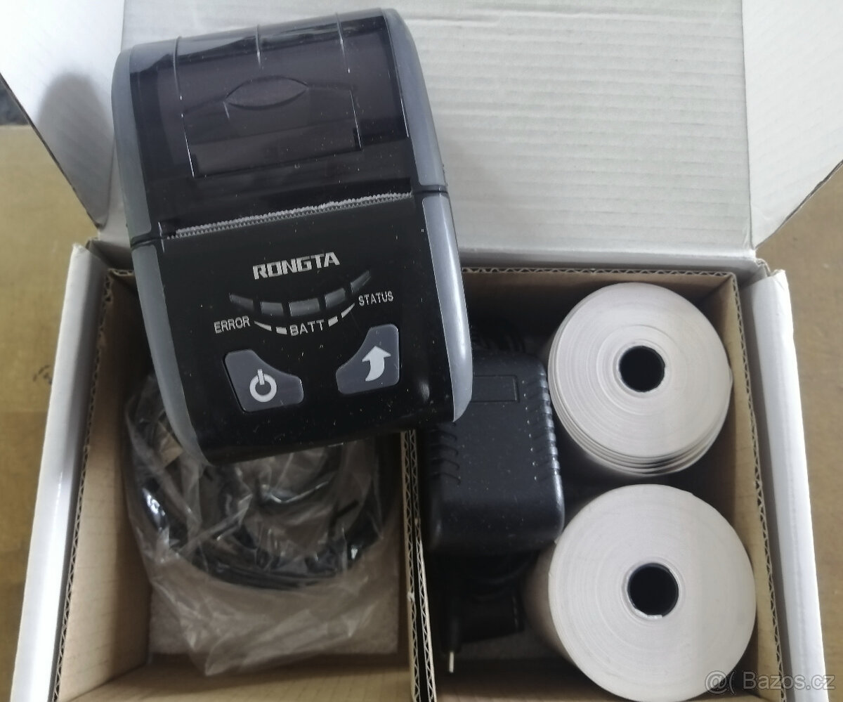 mobilní termo tiskárna Rongta RPP200-BU Bluetooth /ZÁNOVNÍ/