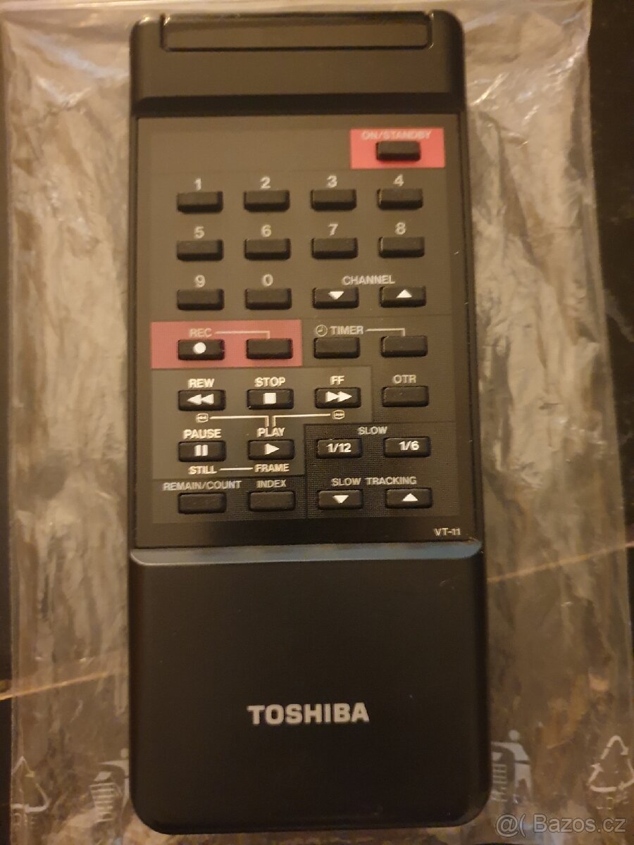 Dálkový ovladač VHS Toshiba