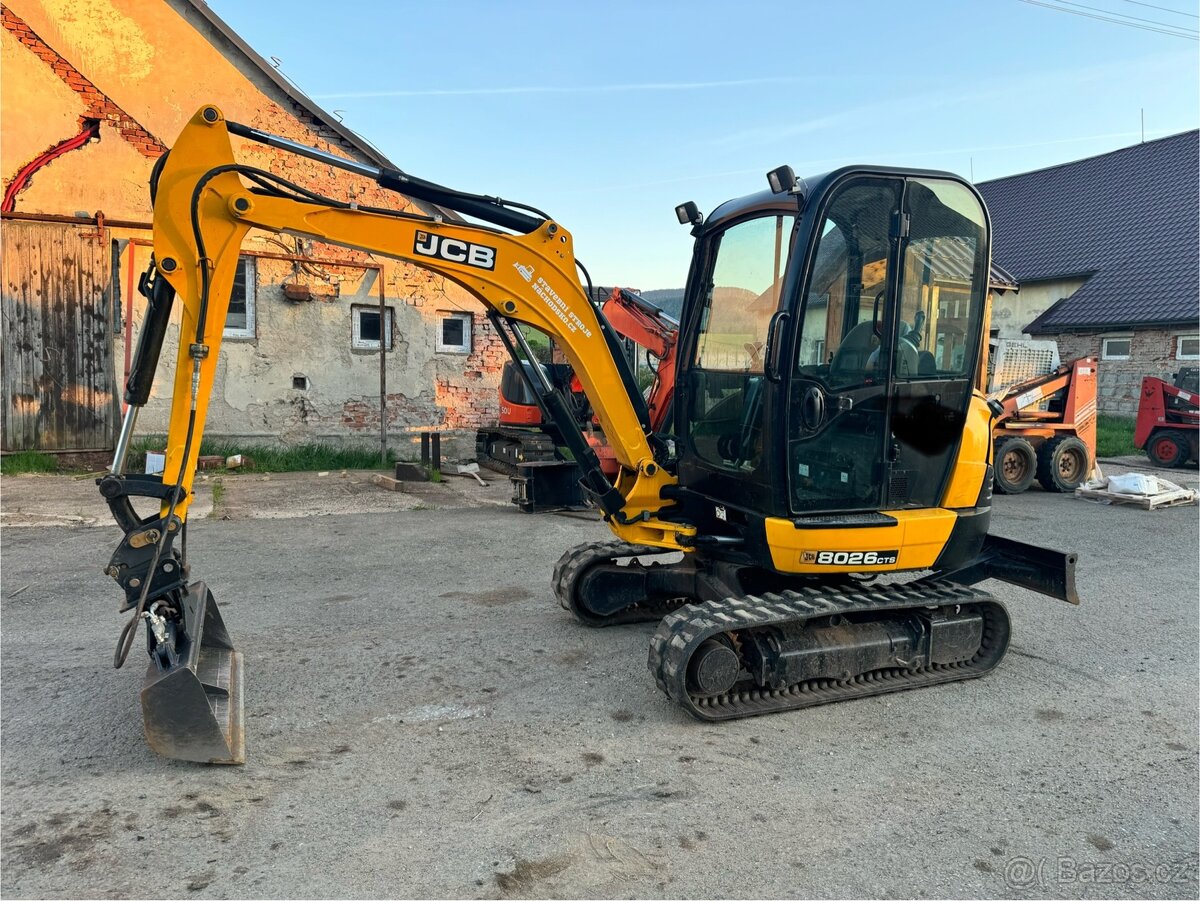 Minibagr jcb 8026 2021 3x lzice