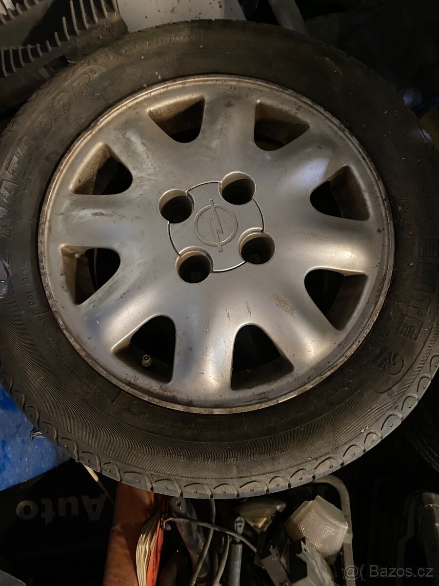 Originální litá kola Opel Kadett 14” – sada 4 kusy