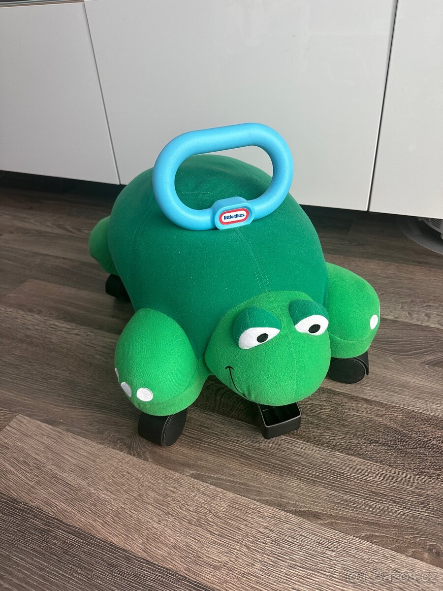 Plyšové odrážedlo Little Tikes želva 1+