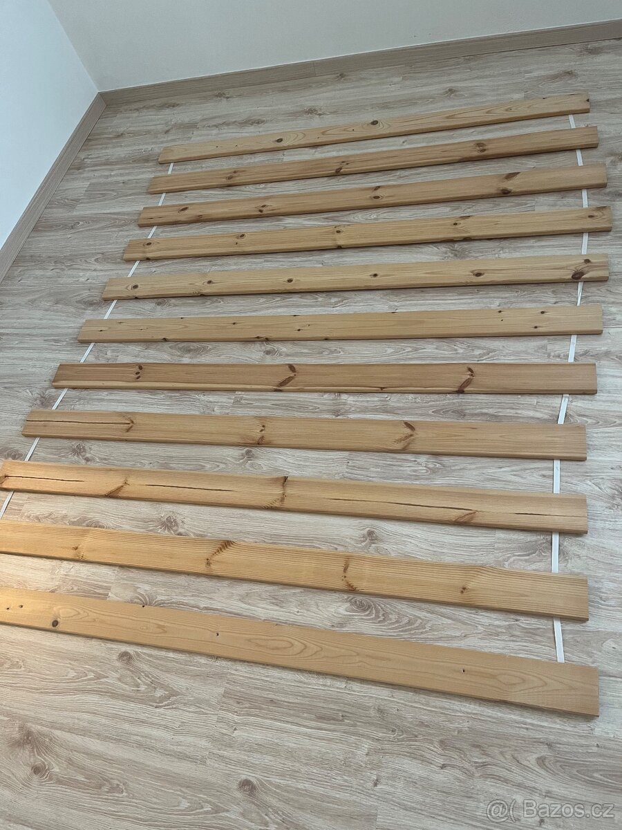 Prodám dřevěný laťkový rošt 160x200