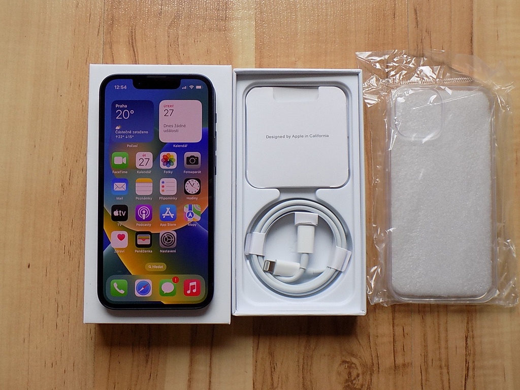 APPLE iPhone 13 mini 128GB Black - ZÁRUKA - TOP STAV