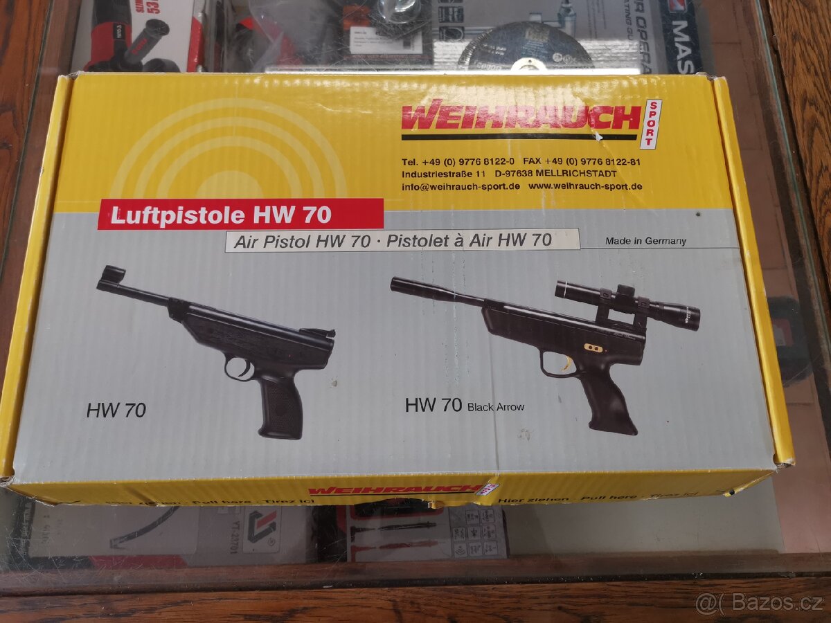 Vzduchová pistole Weihrauch HW70