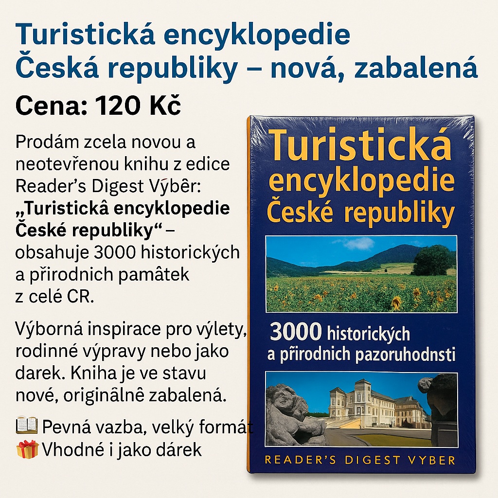Turistická encyklopedie České republiky – nová, zabalená