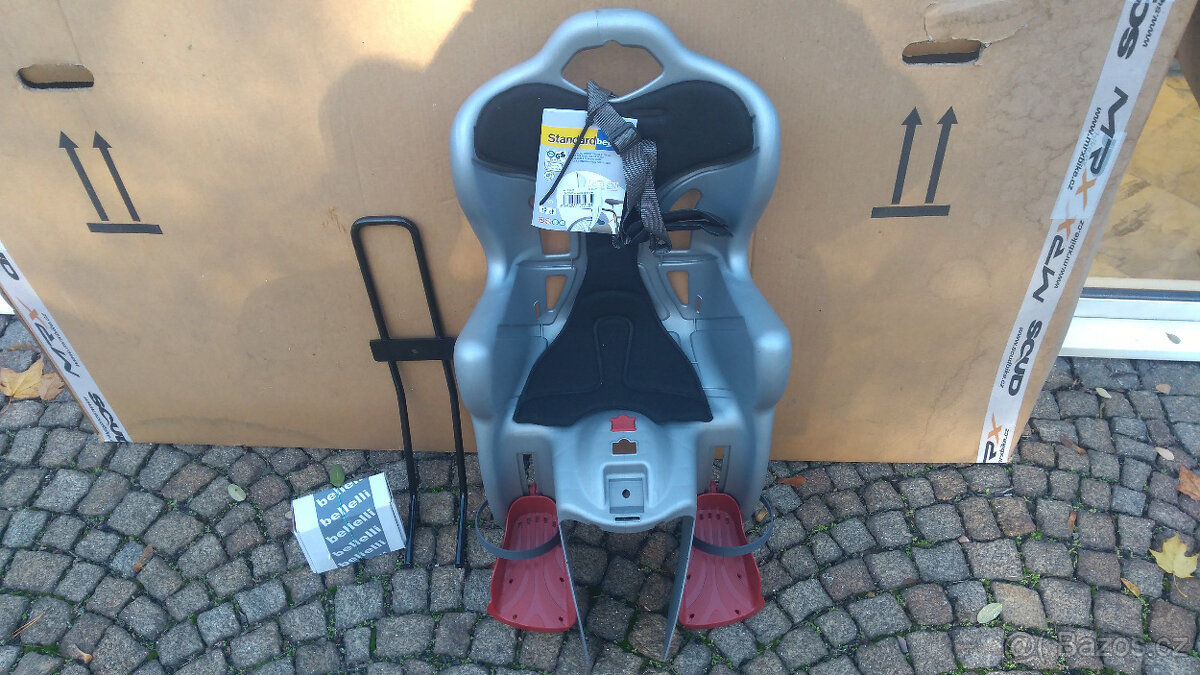 Dětská sedačka na kolo zadní