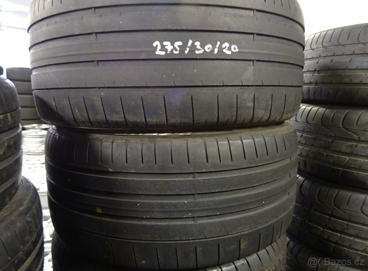Letní pneu Pirelli P zero, 275/30/20, 2 ks, 4 mm